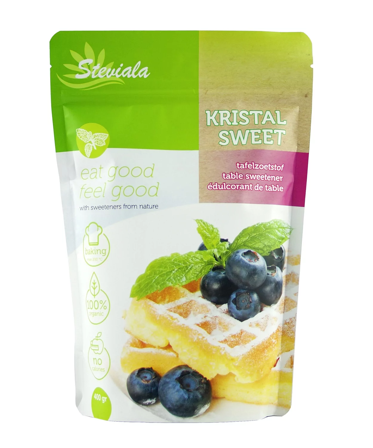 YouHerbIt Crystal Stevia Extract - 98.7% Reb A Purity, 1:5 Sweetness (25g-200g), Natural From Greece