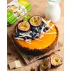 Sugarfree white chocolate passionfruit cheesecake