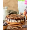 Suikervrije millionaires shortbread cheesecake