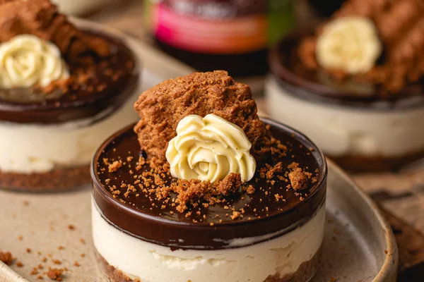 Suikervrije mini chocolade cheesecake