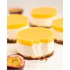 Sugarfree mini passionfruit cheesecakes