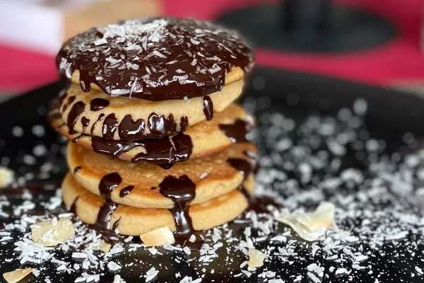 Suikervrije kokos pannenkoeken