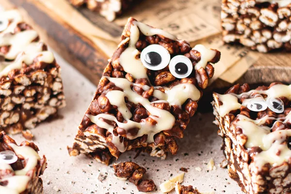 Sugarfree Halloween treat with puffed rice