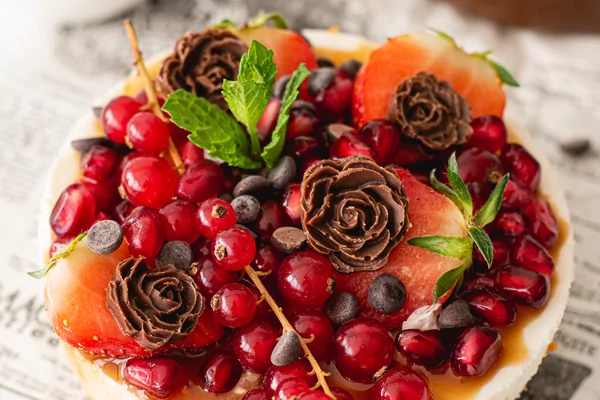 Suikervrij caramel kwarktaartje