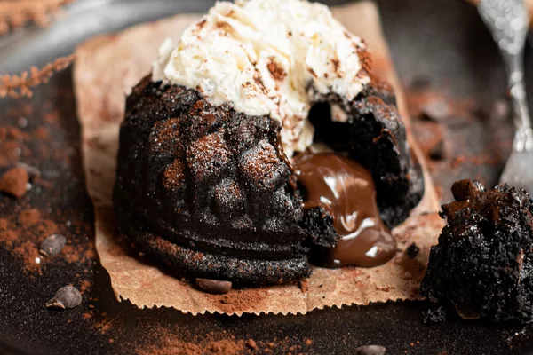 Lowcarb sugarfree lava cake