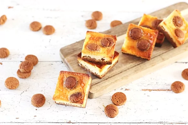 Koolhydraatarme pepernoten cheesecake bites