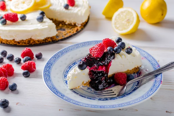 Suikervrije en koolhydraatarme citroen kwarktaart