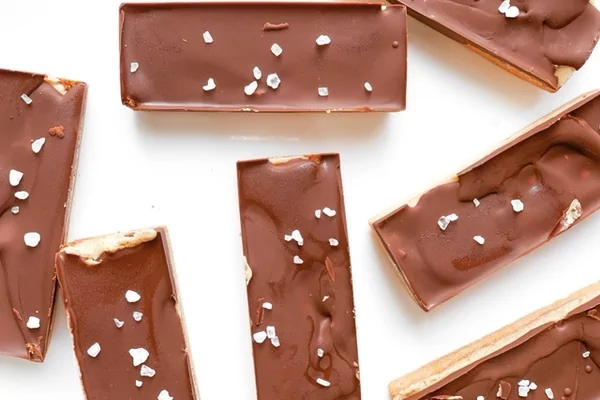 Vegan en suikervrije Twix repen