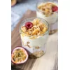 Sugarfree passionfruit biscuit parfait